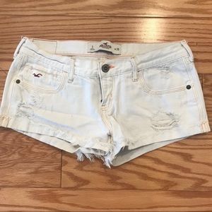 Hollister White Jean Short